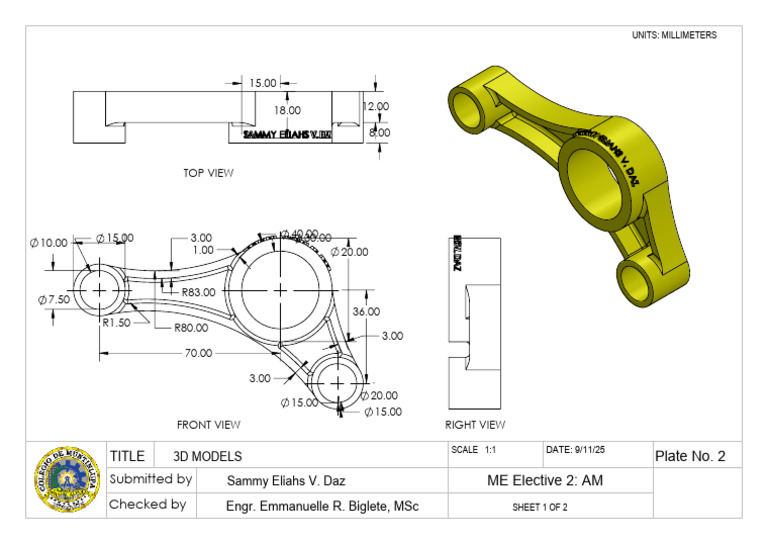 3D Model Technical Drawing Details | PDF