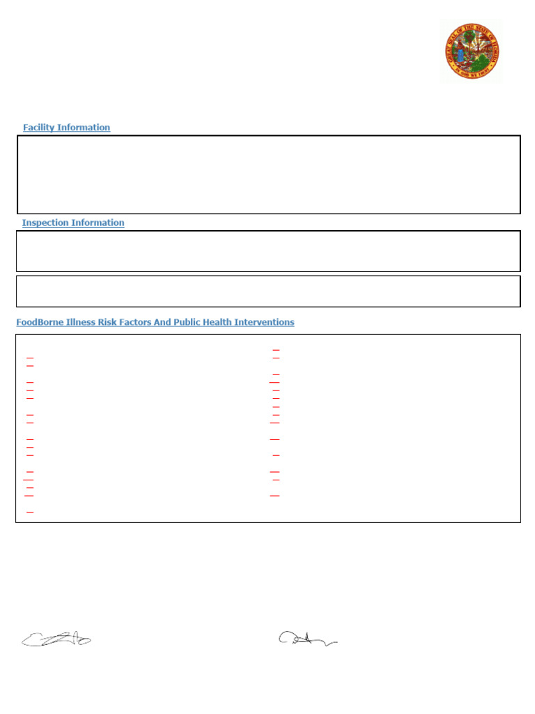 Southside Middle School Inspection Report | PDF | Plumbing | Foods