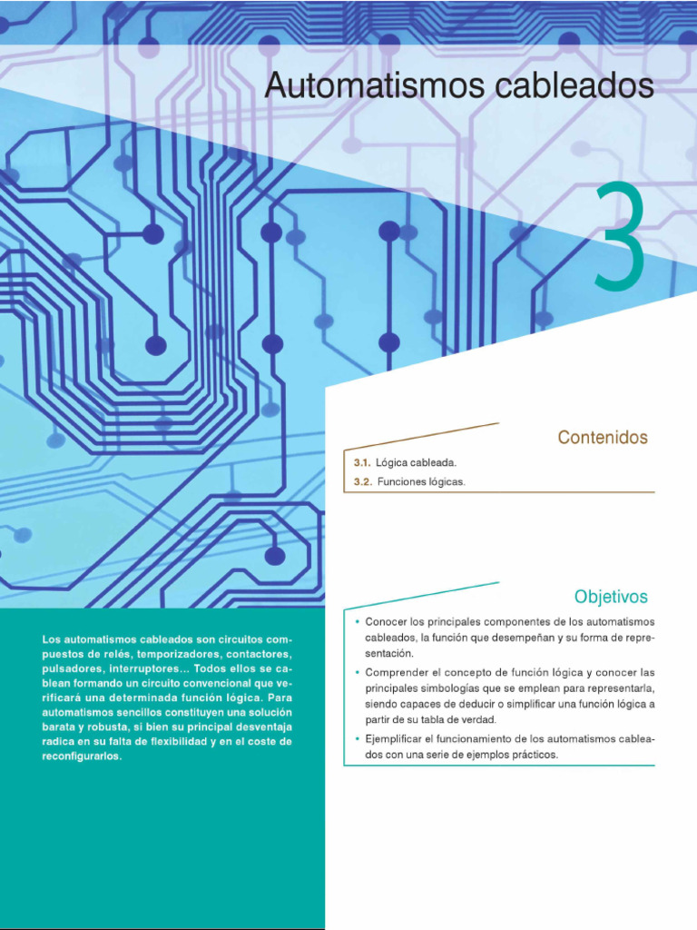 Tema 03 - Automatismos Cableados | PDF