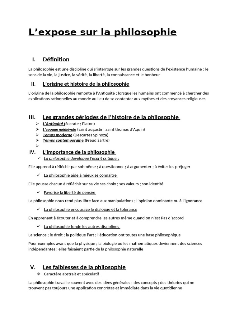Introduction à la philosophie et ses enjeux | PDF | Science ...