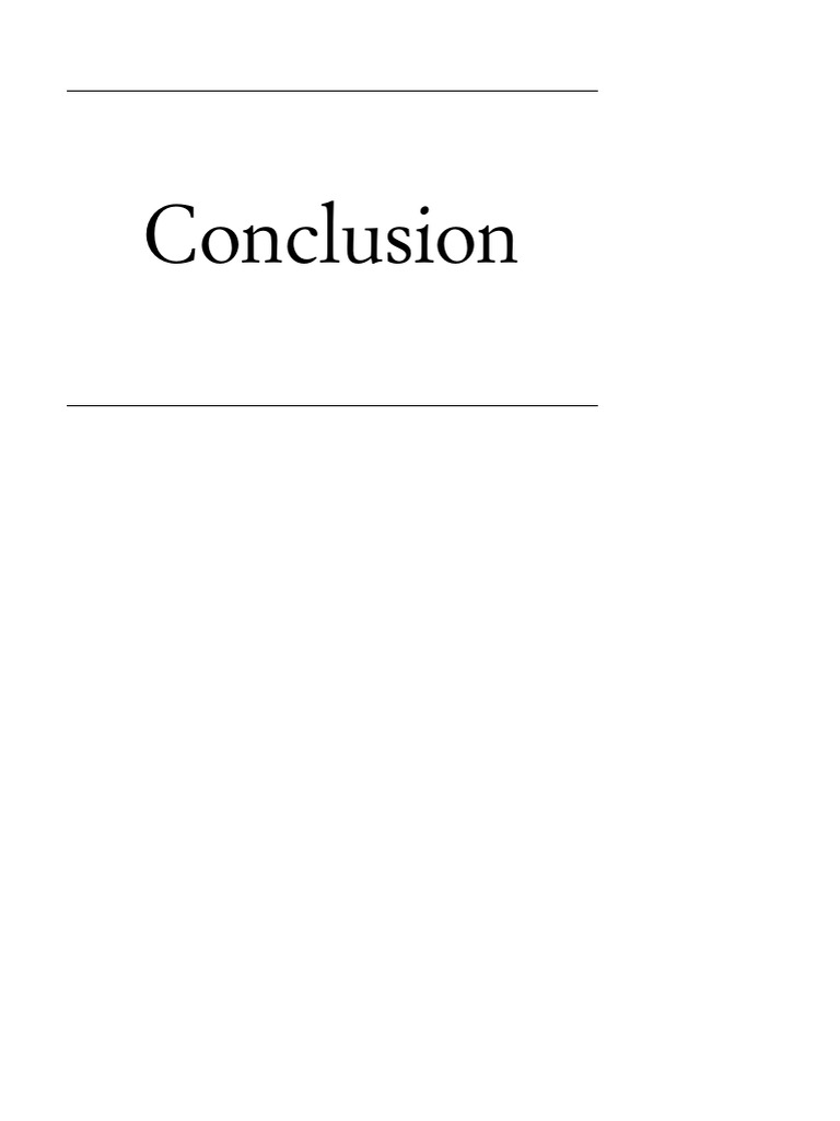Conclusion | PDF