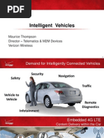 Intelligent Vehicles: Maurice Thompson Director - Telematics & M2M Devices Verizon Wireless