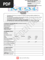 IUM 2026 Undergraduate Application Form | PDF
