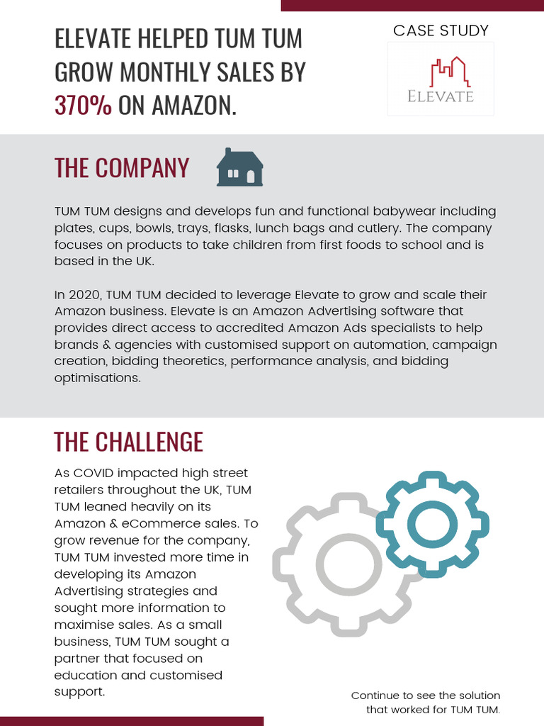 TUM+TUM+Case+Study+ +elevate | PDF | Advertising | Business Process
