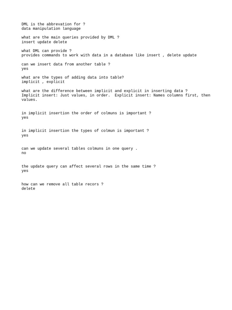DML | PDF