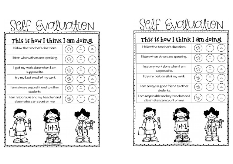 Self Evaluation Pdf