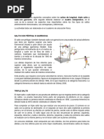 Tipos de Saltos en Atletismo | PDF
