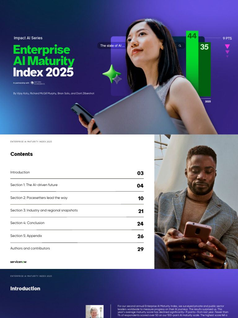 Enterprise AI Maturity Index 2025 Report | PDF | Artificial ...
