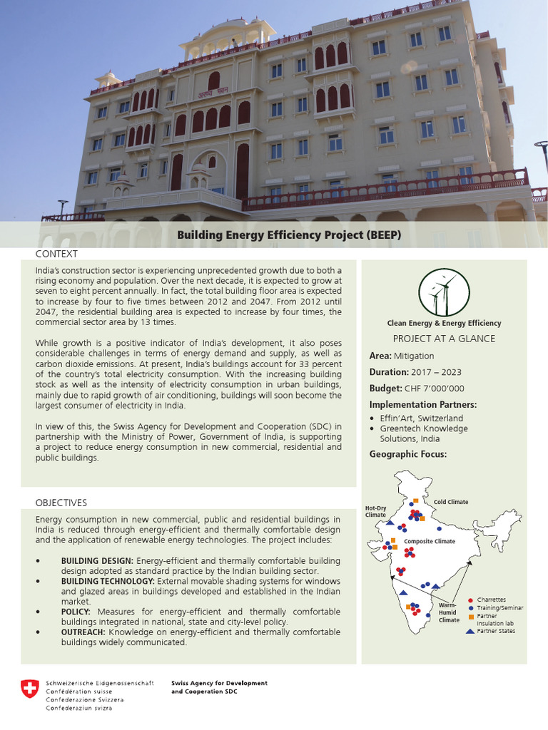BEEP: Energy Efficiency in Indian Buildings | PDF | Efficient Energy ...