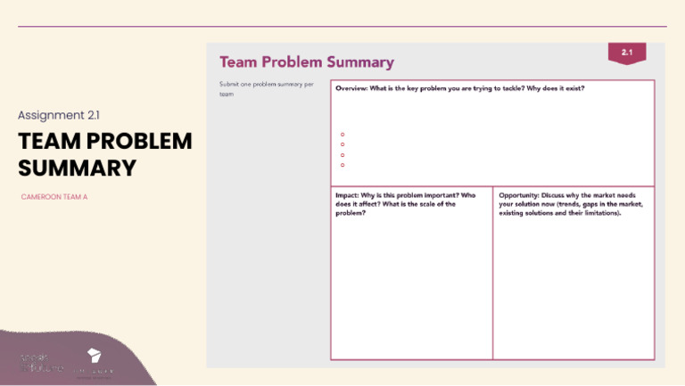 Problem Statement | PDF