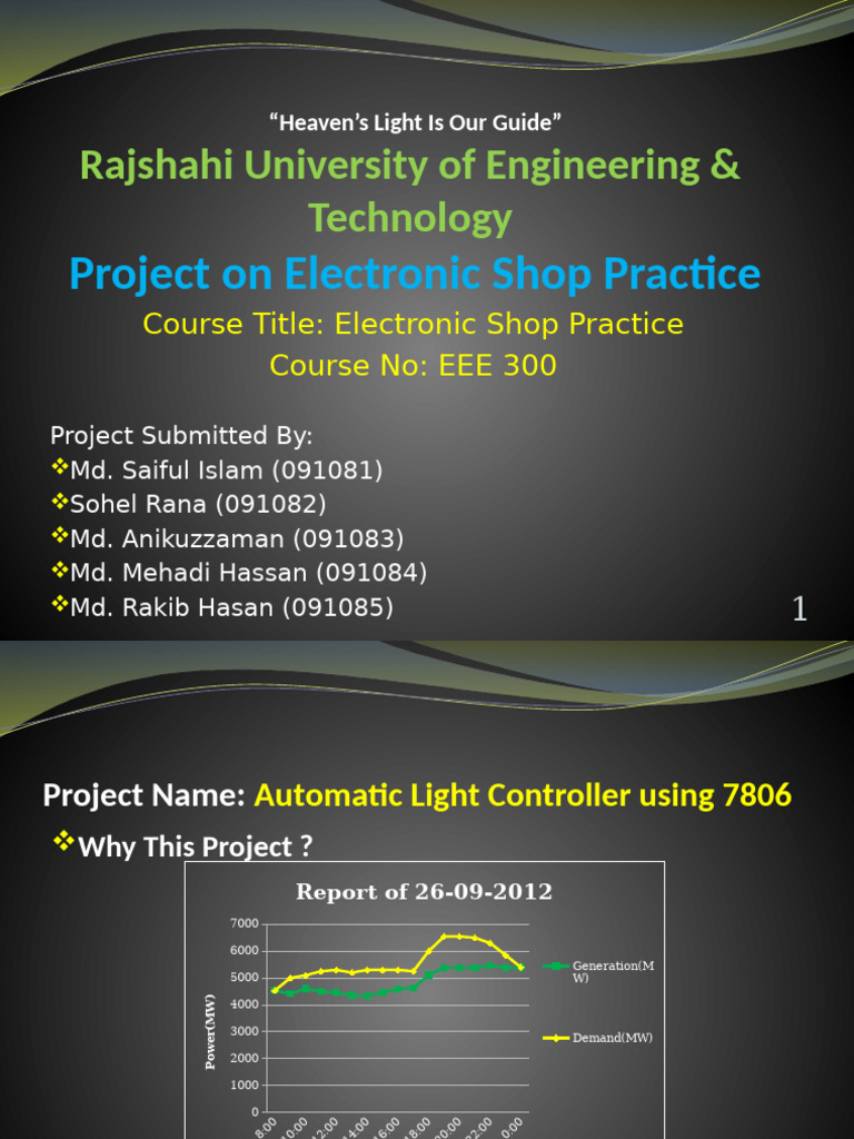 Automatic Light Controller Project | PDF | Transistor | Bipolar ...