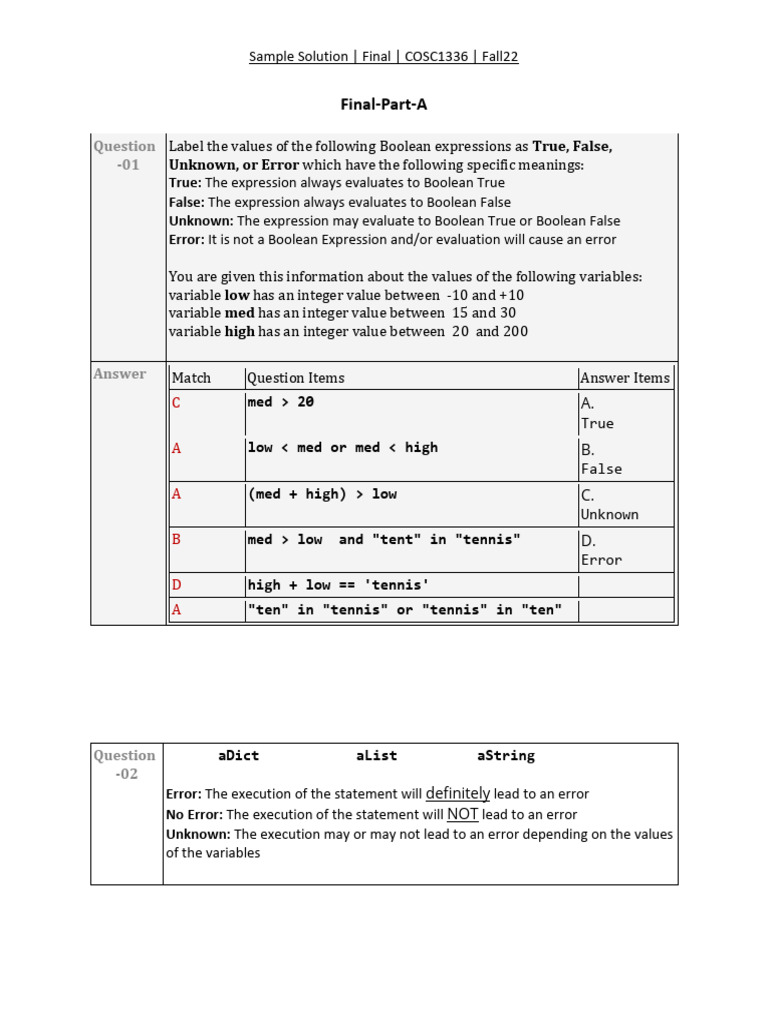 Boolean Expression Evaluation Guide | PDF | Boolean Data Type ...