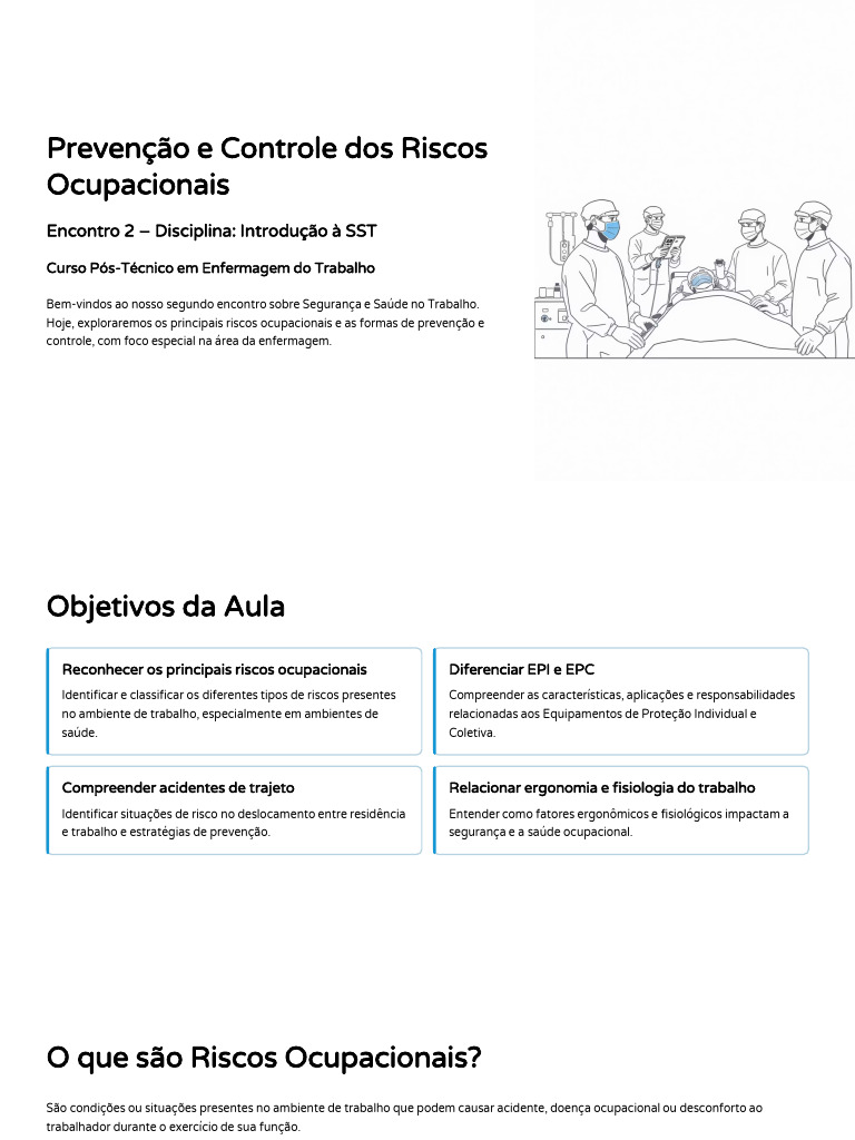 Riscos Ocupacionais e Prevenção na Enfermagem | PDF