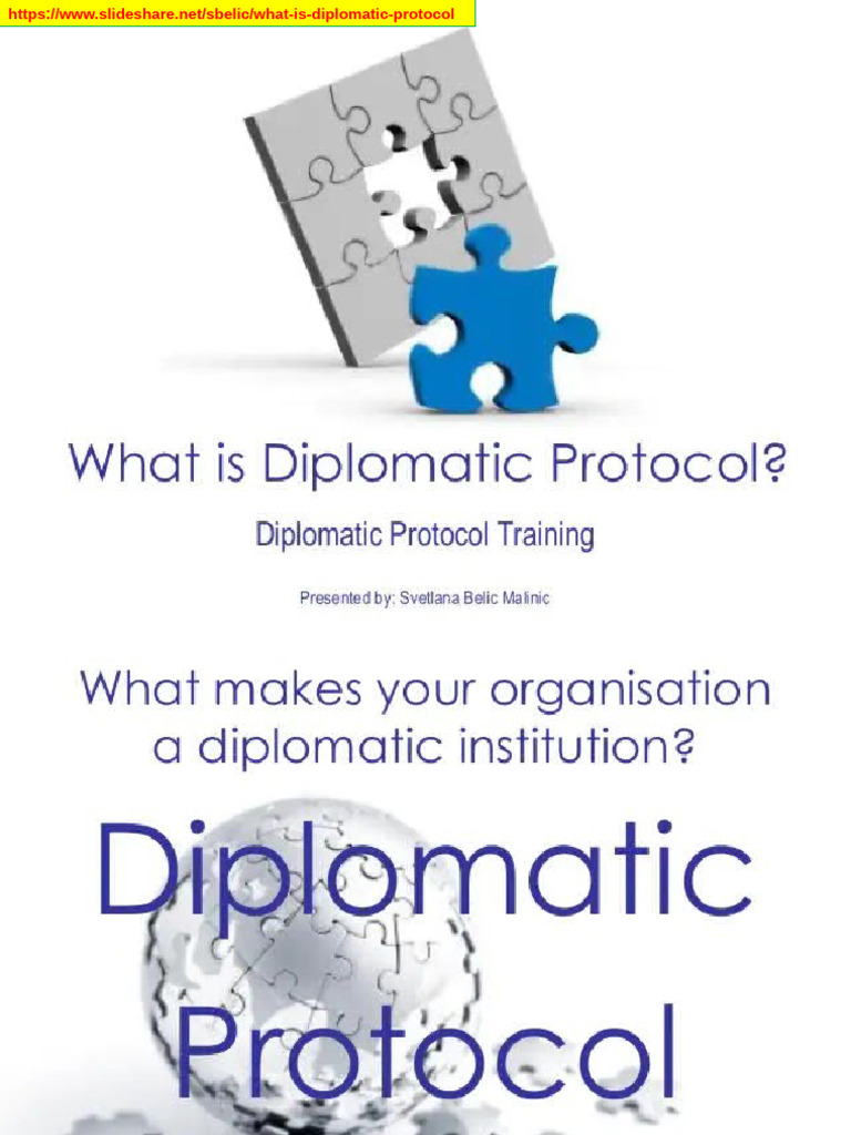 PHẦN 4b-Diplomatic Protocal Slides - Good | PDF