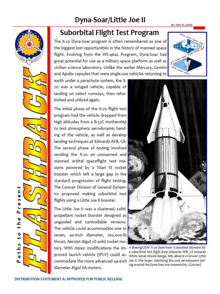 Dyna-Soar and Little Joe II Test Program | PDF | Project Mercury ...