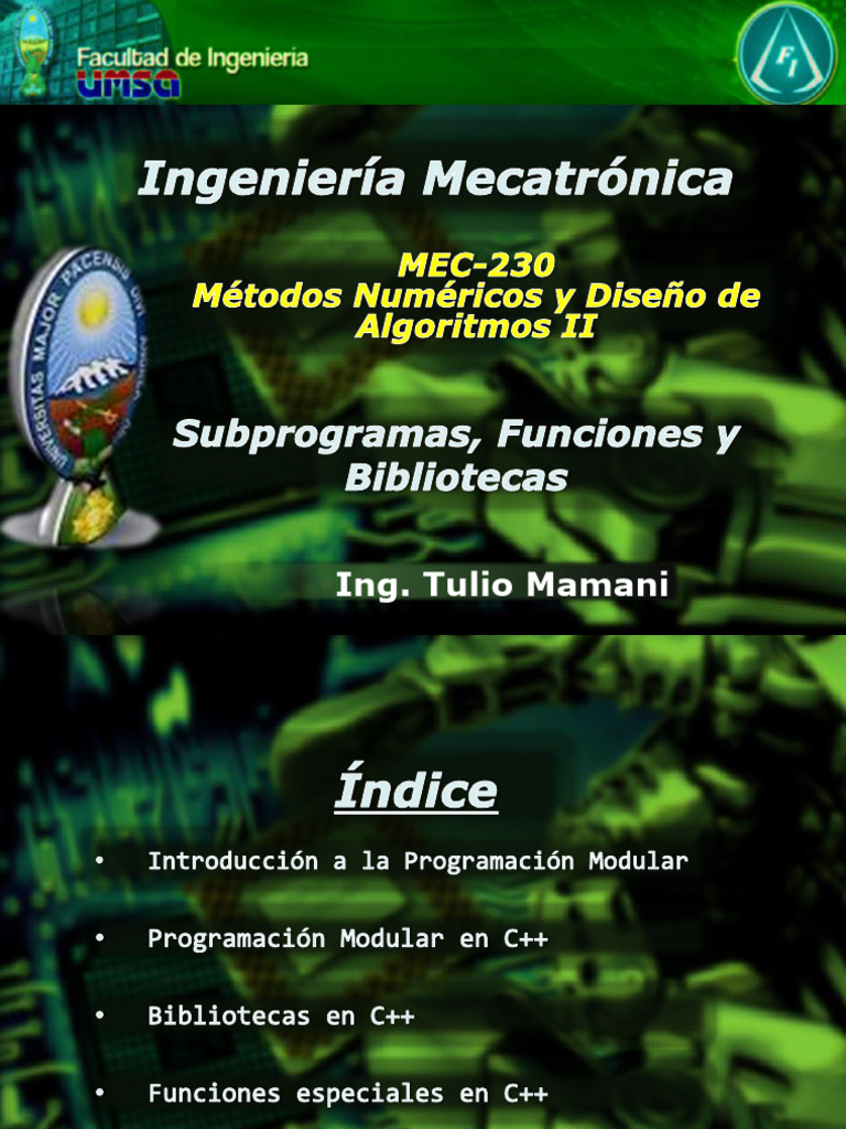 Programación Modular en C++: Guía Completa | PDF | Biblioteca ...