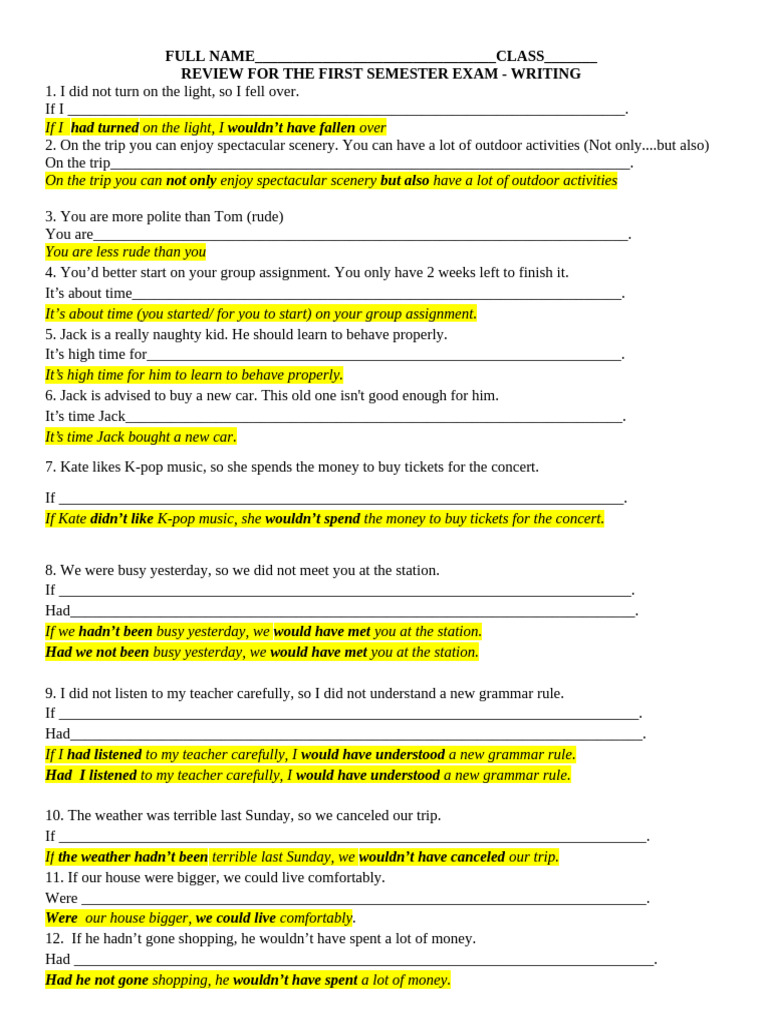 ANSWER- WRITING - E11 | PDF