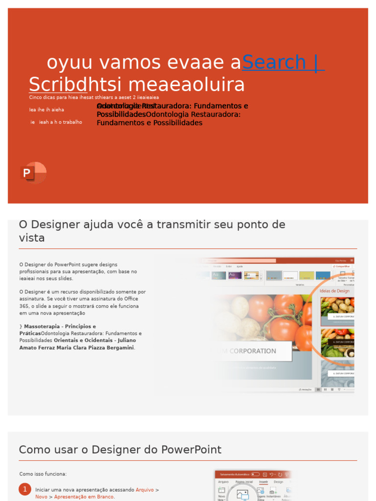Dicas de Uso do PowerPoint e Design | PDF | Informática