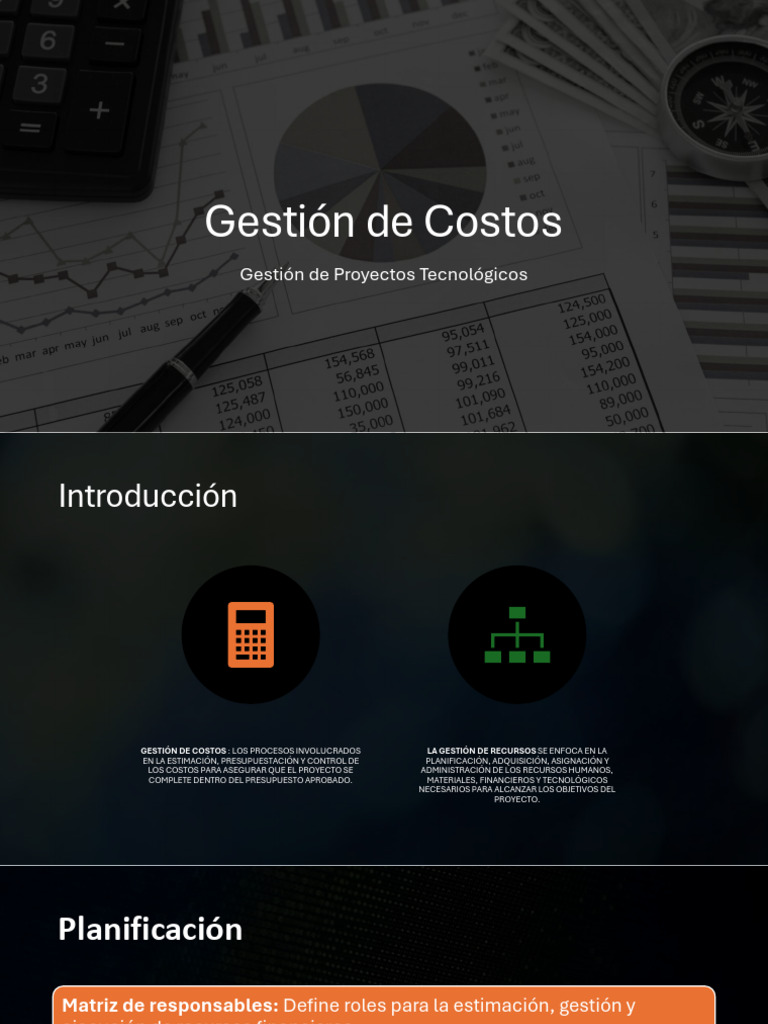 Gestión de Costos en Proyectos Tecnológicos | PDF | Business | Presupuesto
