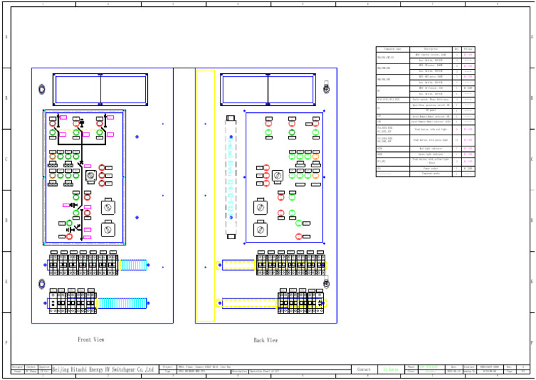 Control Panel Layout Diagram | PDF | Mains Electricity | Power Engineering