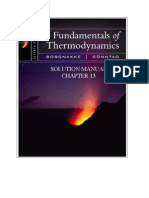 Fundamentals of Thermodynamics Solutions ch13