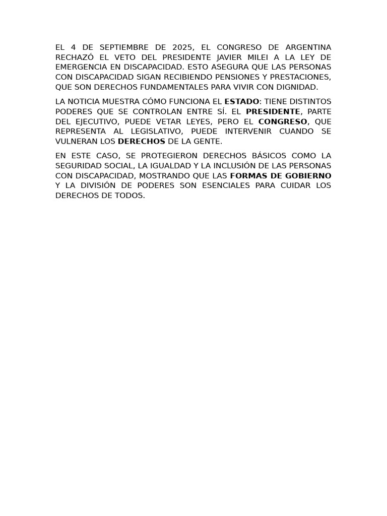 Tarea de Derechos y Poderes Del Estado | PDF