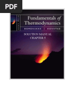 Fundamentals of Thermodynamics Solutions ch05