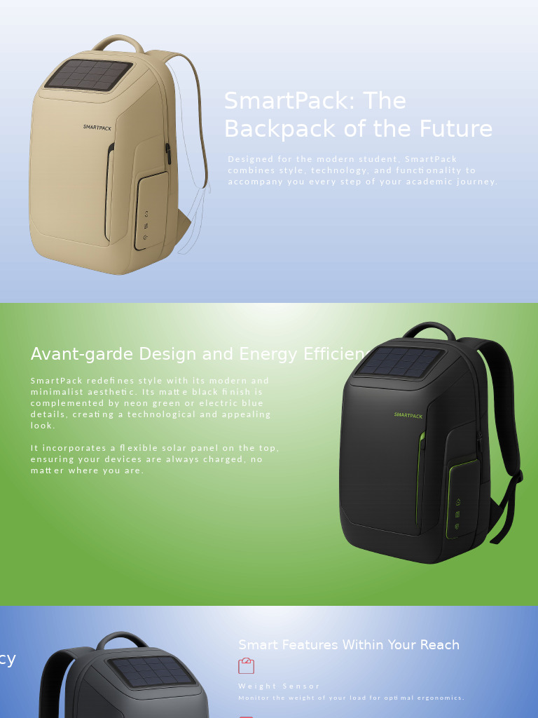 SmartPack: Innovative Modular Backpack | PDF