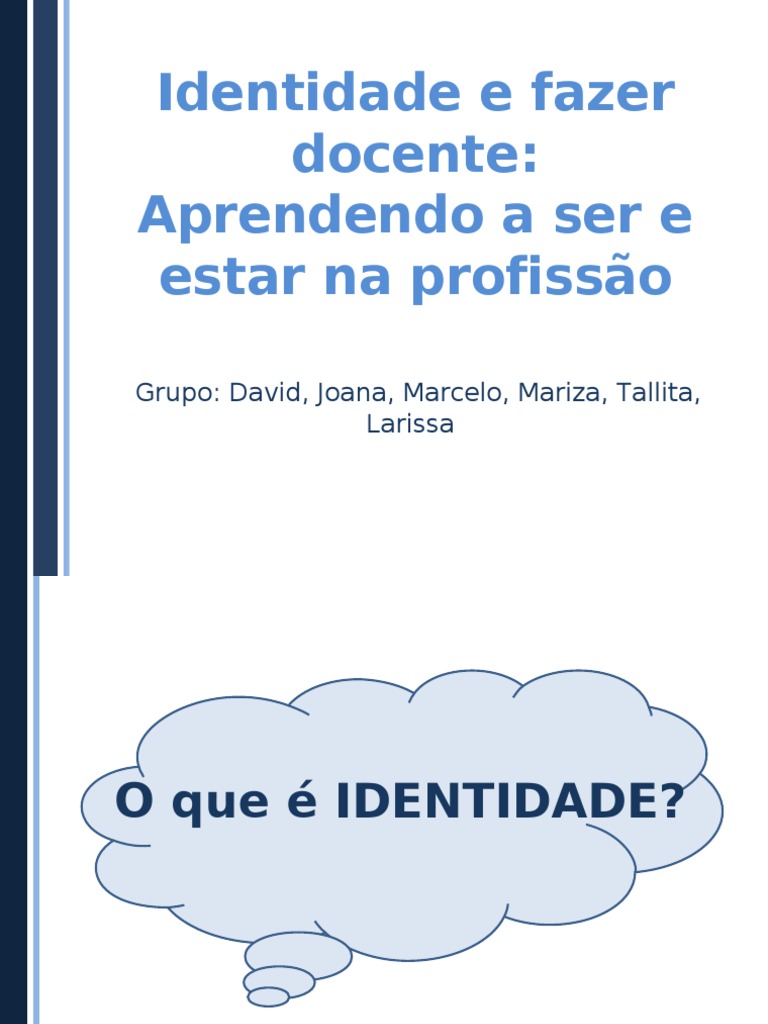 Identidade e Fazer Docente | PDF | Pedagogia | Professores