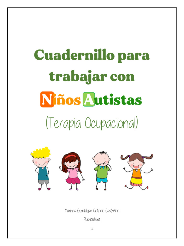 Actividades de Terapia para Niños Autistas | PDF | Canciones | Color