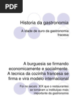 Historia da gastronomia