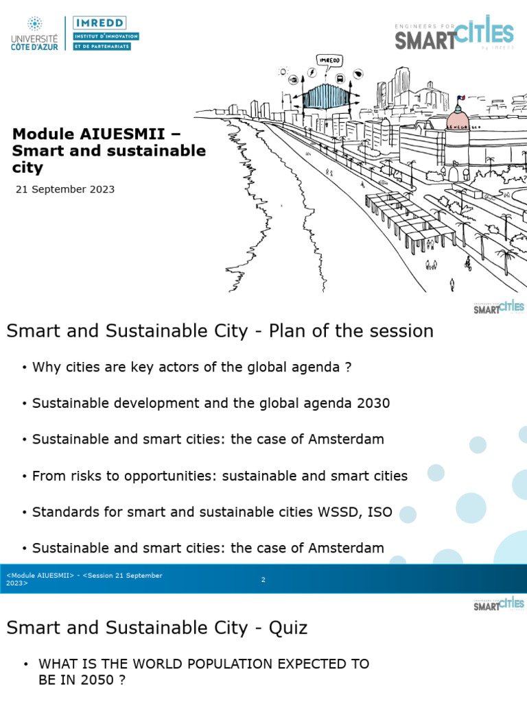 Smart Sustainable Cities Overview | PDF | Sustainable City | Sustainability