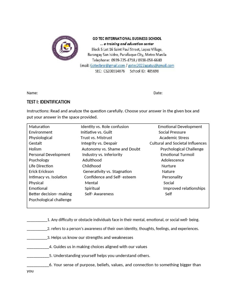 Understanding Human Development Stages | PDF | Adolescence | Self Esteem