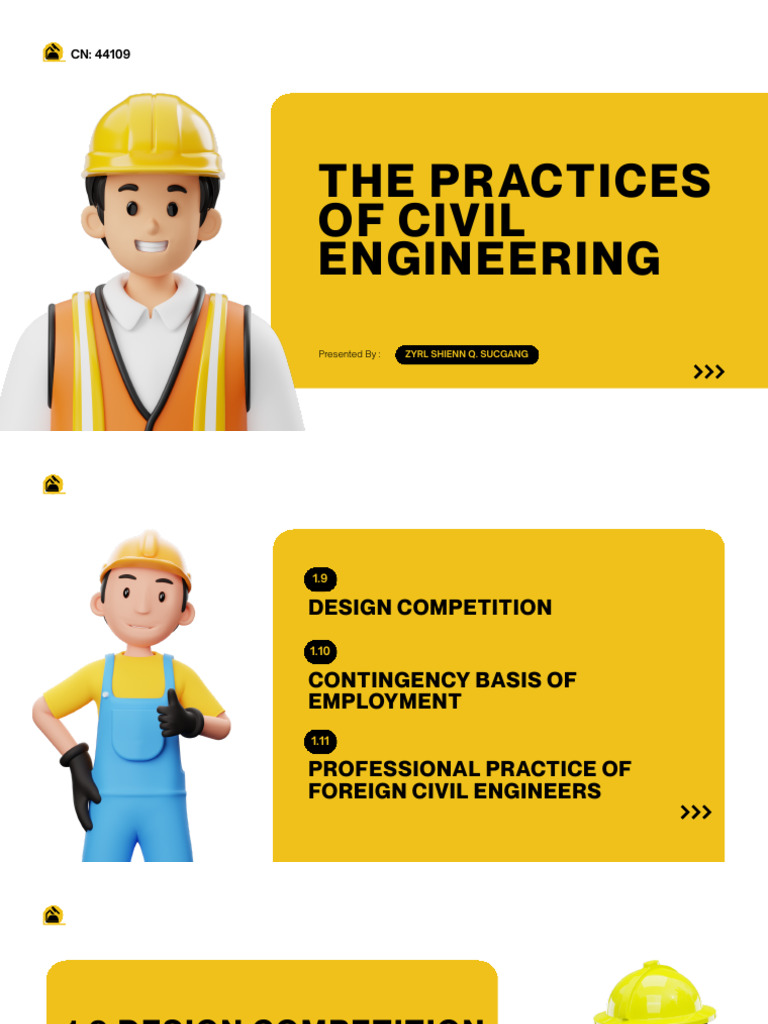 Civil Engineering Practices Overview | PDF | Engineer | Government And ...