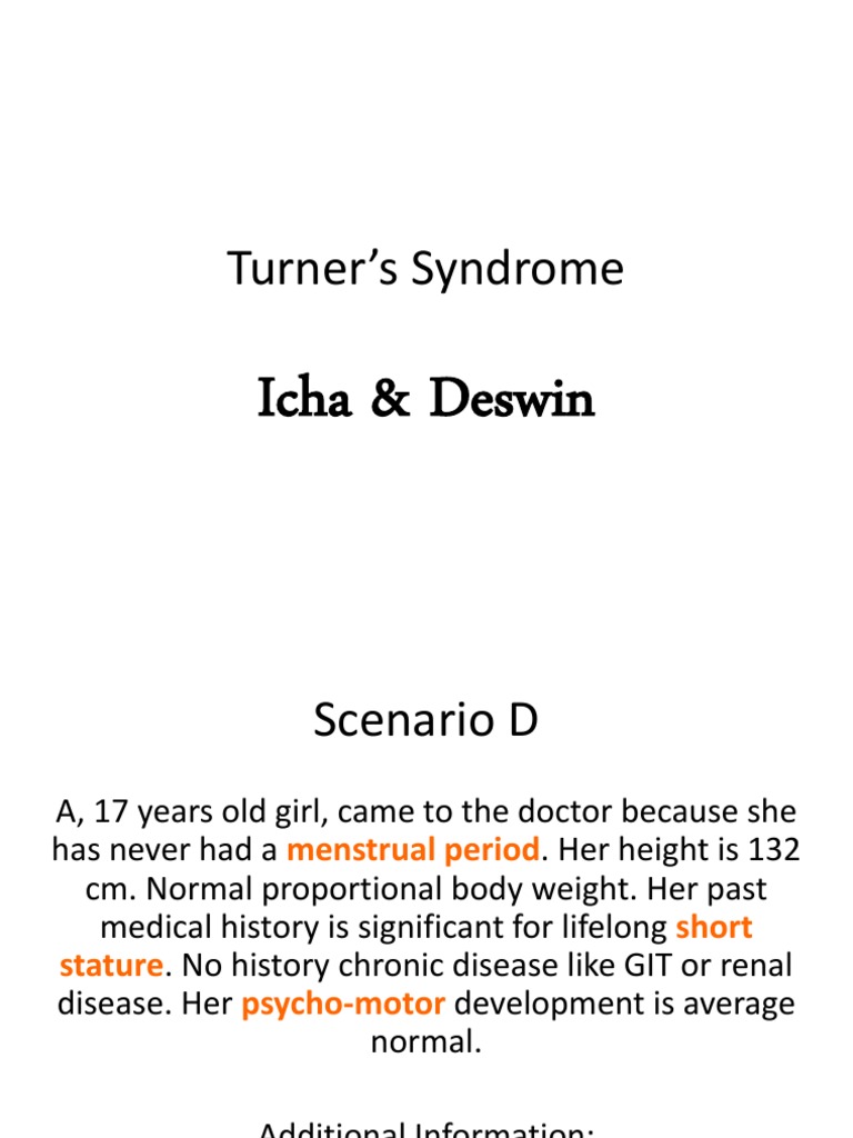 Turner’s Syndrome Menstrual Cycle Human Reproduction
