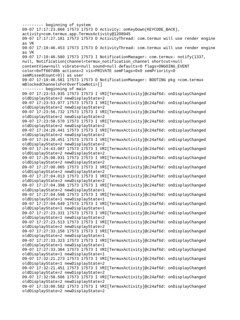 Termux Activity Display Changes | PDF | Mobile Linux | Linux