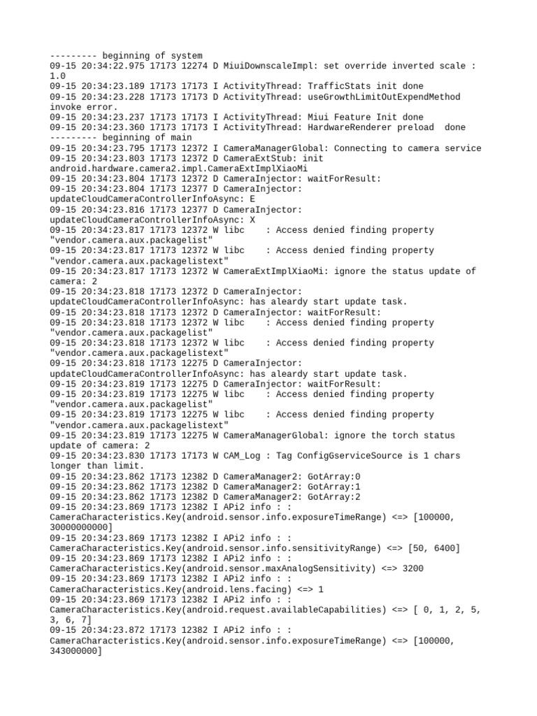 Log Cat 1757943263747 | PDF | Computing Platforms | System Software