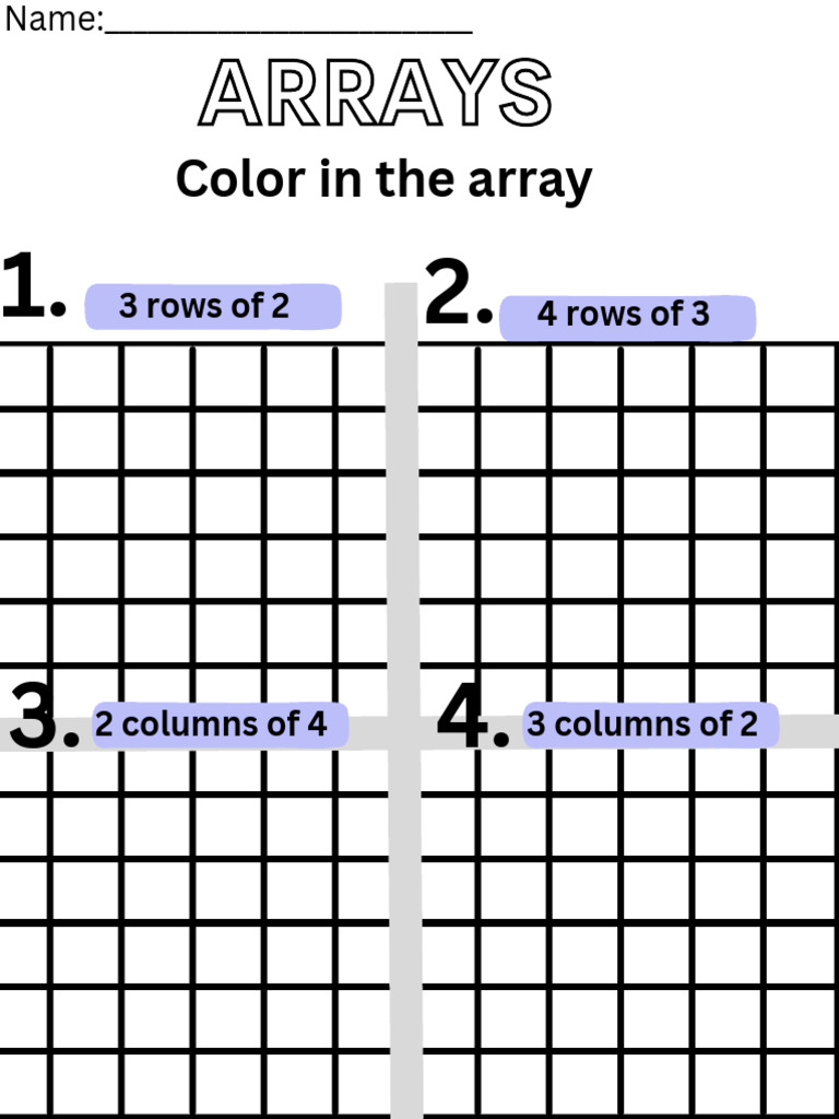 Understanding Arrays: Create & Count | PDF