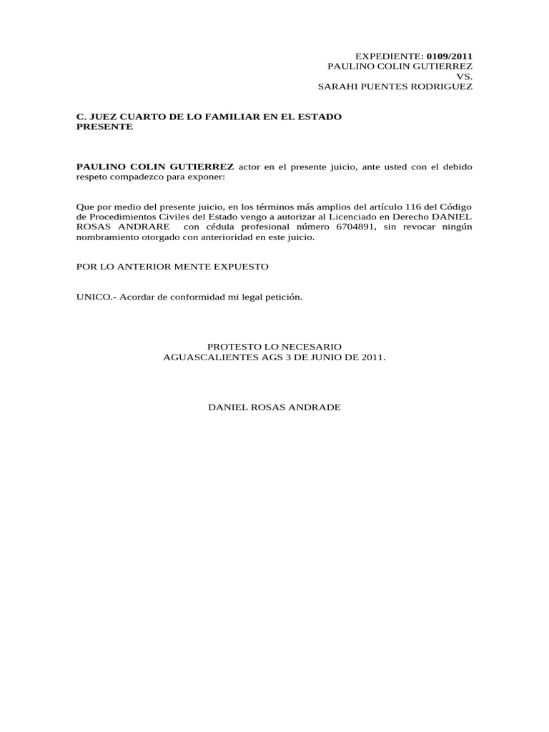 Autorizo A Eduardo Lic. Colin | PDF | Justicia | Crimen y violencia