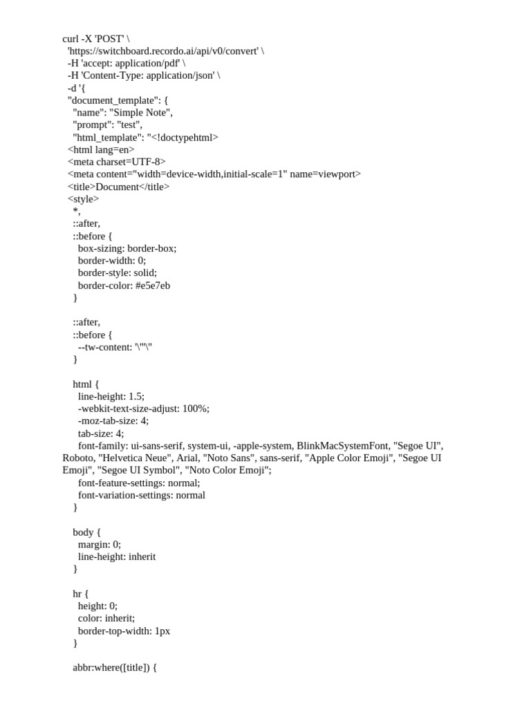 API for PDF Document Conversion | PDF | Computer File | Computer File ...