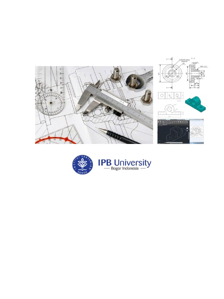 Modul Praktikum Gambar Teknik TPB 1203 | PDF