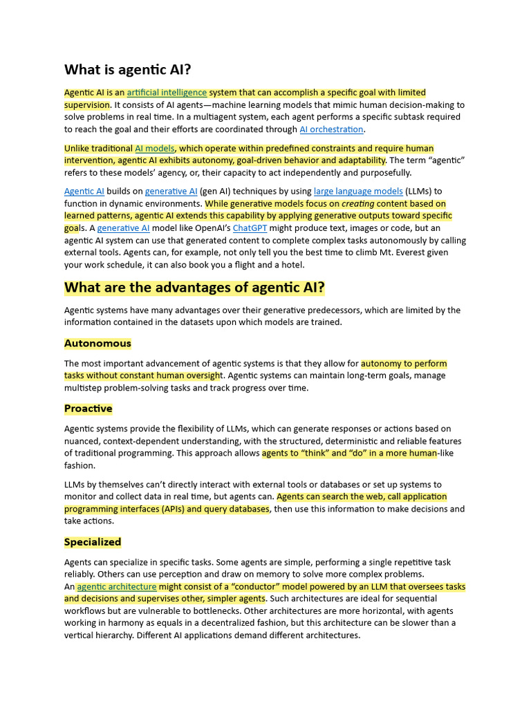 Understanding Agentic AI Systems | PDF | Artificial Intelligence ...