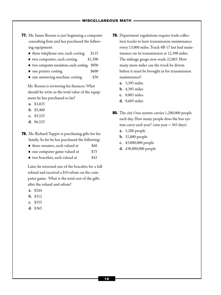 Math Problems 3ed - 5 | PDF | Information And Communications Technology ...