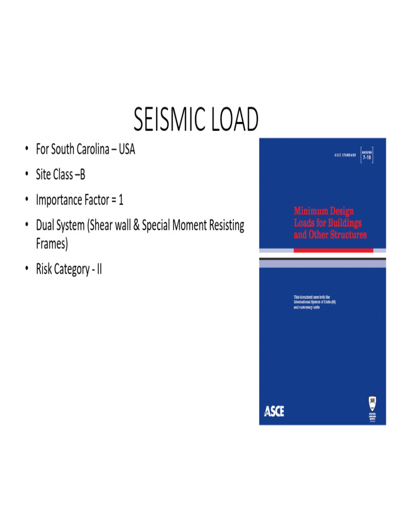 Seismic Load Guidelines for SC, USA | PDF
