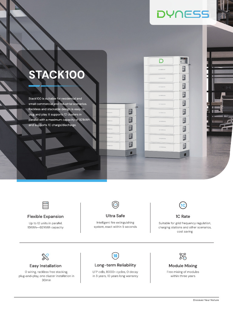 Dyness STACK100 Datasheet en (SEA) 250207 | PDF