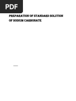 Prepare Sodium Carbonate Solution Guide | PDF | Chemical Substances ...