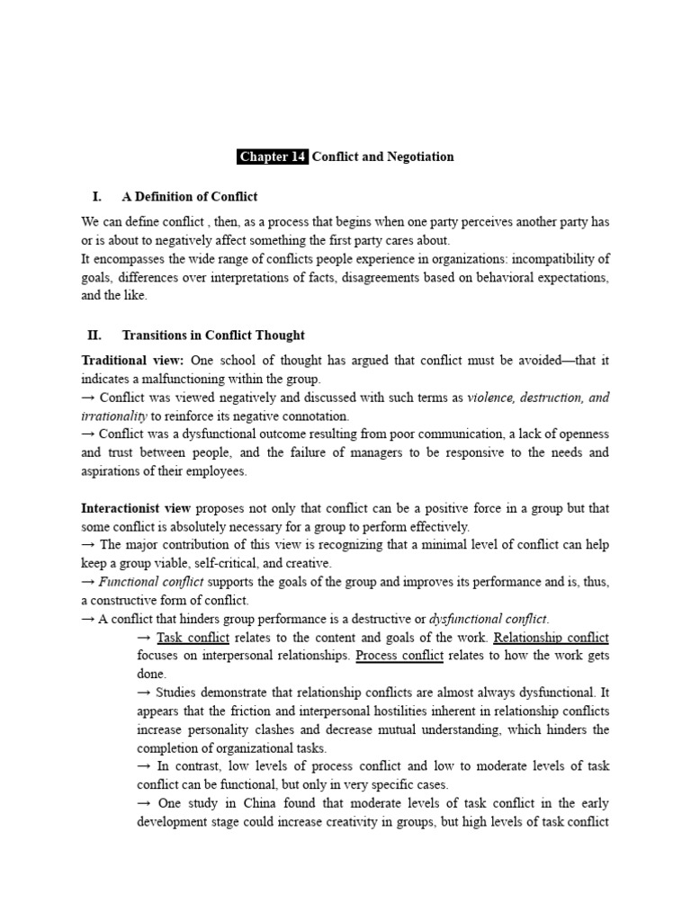 Understanding Conflict in Organizations | PDF | Negotiation | Mediation