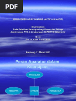 Download Peran Aparatur Dalam Kearsipan by rohmat SN9177606 doc pdf