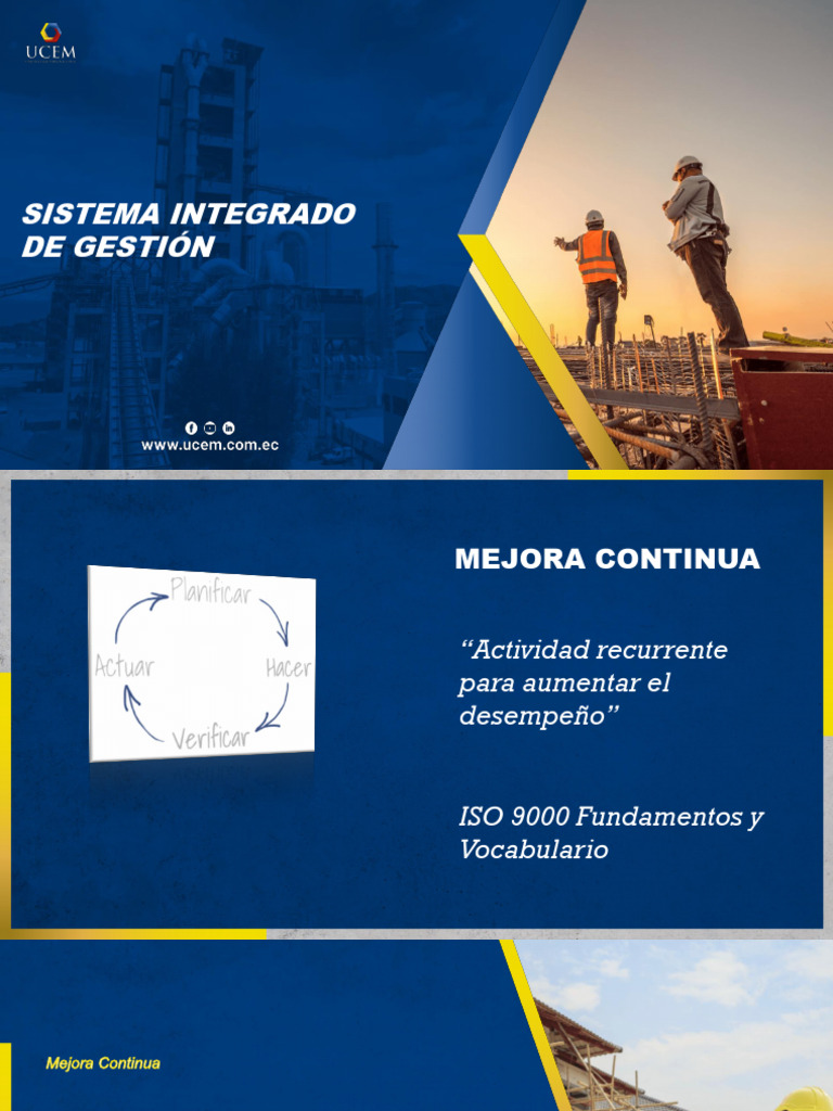 Mejora Continua en ISO 9001 | PDF