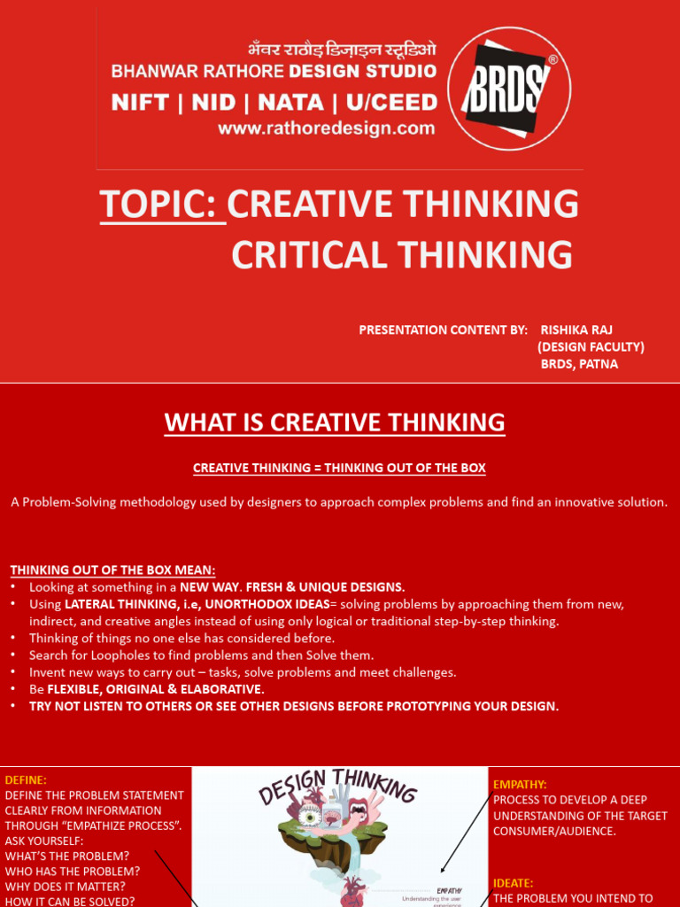 Creative Marketing Through Innovative Thinking | PDF | Creativity | Thought